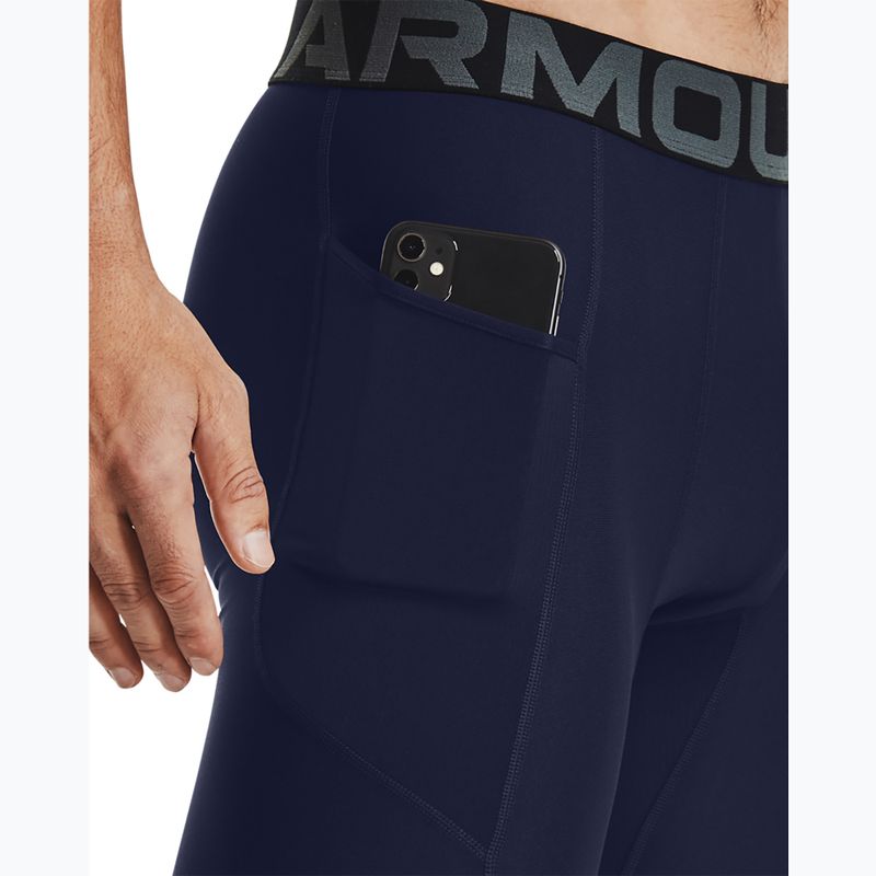 Spodenki męskie Under Armour HG Armour Long Shorts midnight navy/white 6