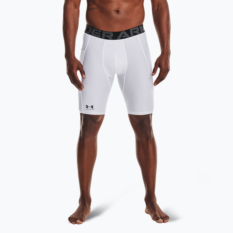 Spodenki męskie Under Armour HG Armour Long Shorts white/black