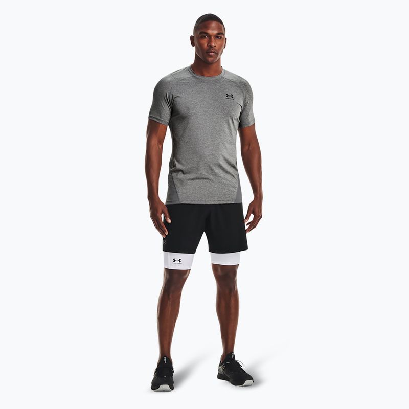 Spodenki męskie Under Armour HG Armour Long Shorts white/black 2