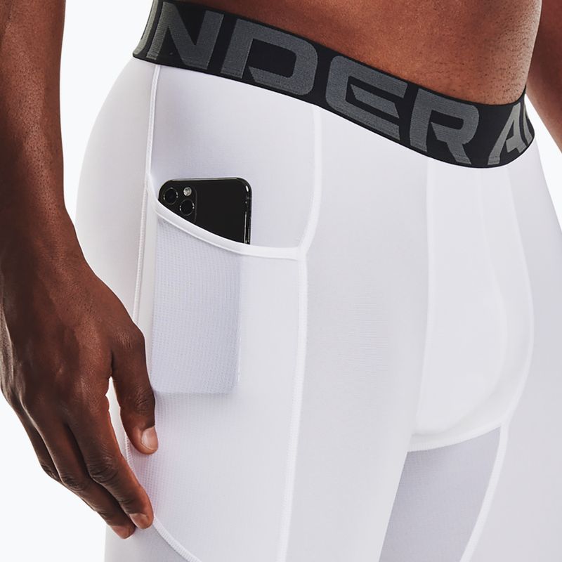 Spodenki męskie Under Armour HG Armour Long Shorts white/black 4