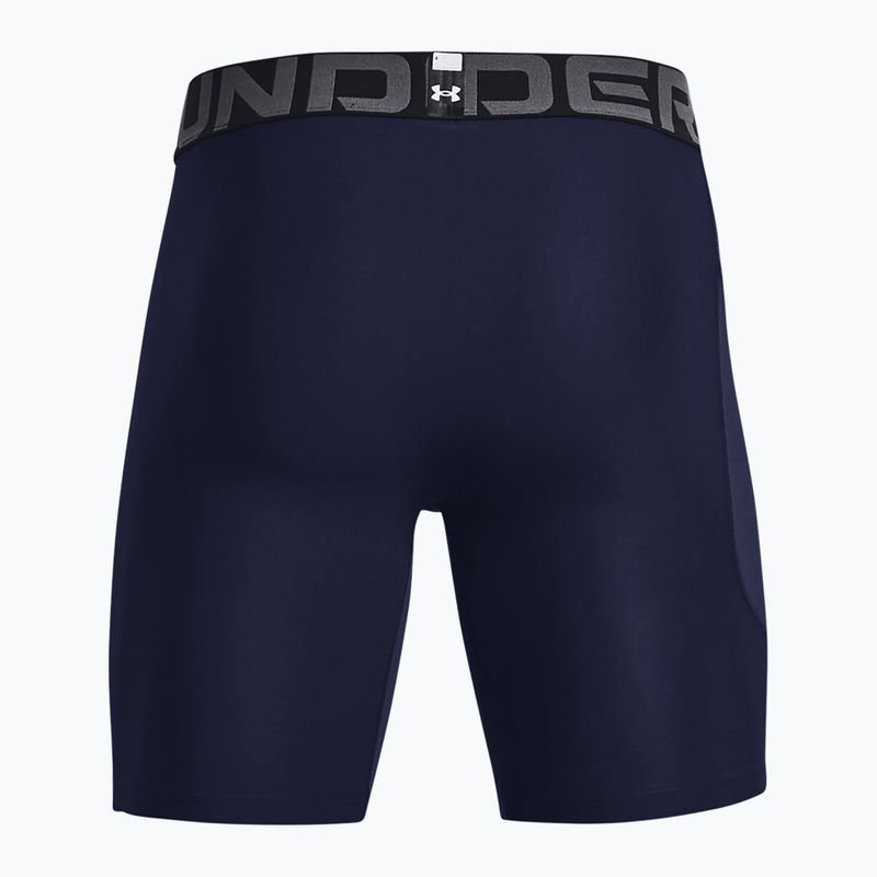 Spodenki treningowe męskie Under Armour HG Armour Shorts midnight navy/white 2