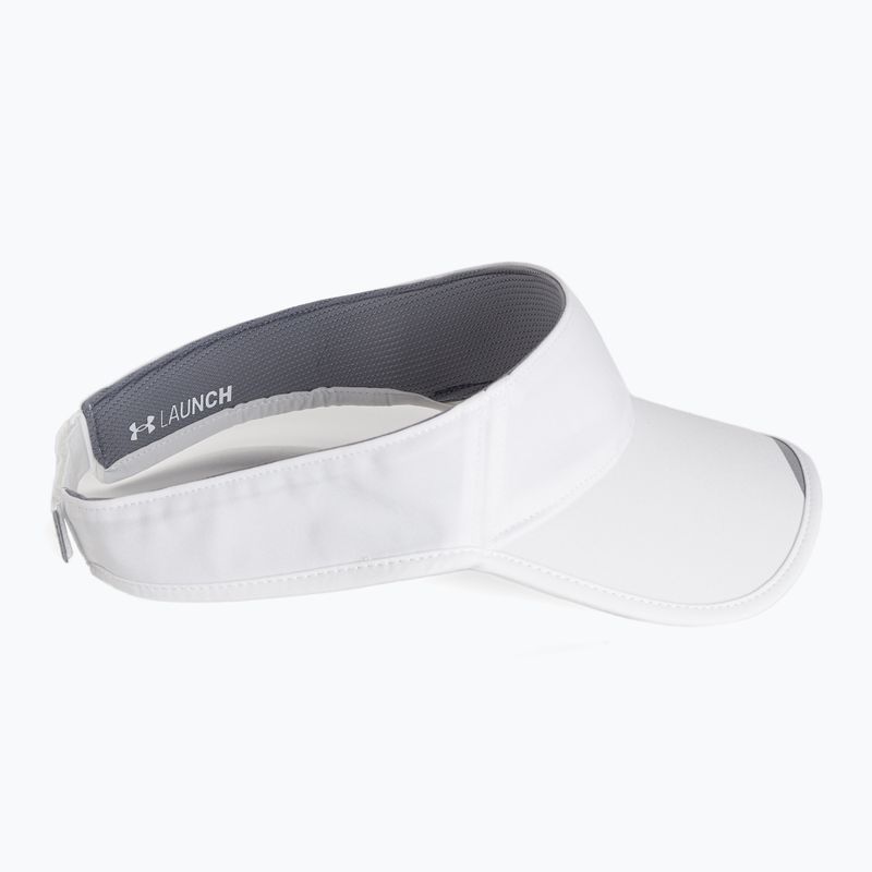 Daszek do biegania męski Under Armour Isochill Launch Run Visor white 2