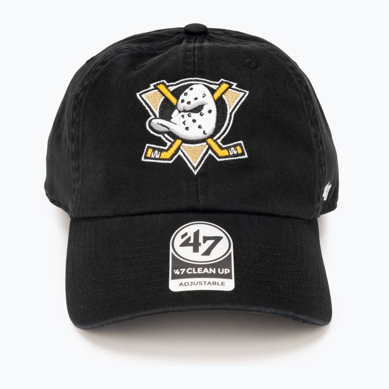 Czapka z daszkiem 47 Brand NHL Anaheim Ducks CLEAN UP black 4