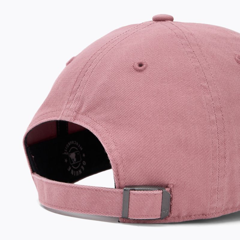 Czapka z daszkiem 47 Brand MLB New York Yankees Base Runner CLEAN UP mauve 4