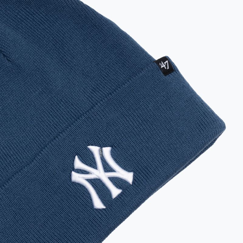 Czapka zimowa 47 Brand MLB New York Yankees Haymaker timber blue 3