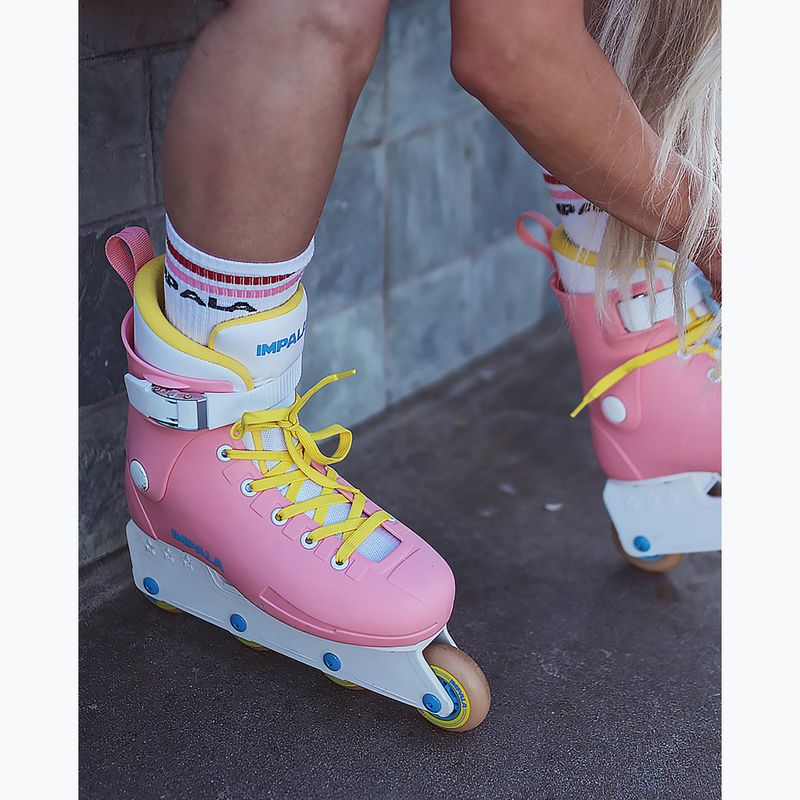 Rolki damskie IMPALA Lightspeed Inline Skate pink yellow 7