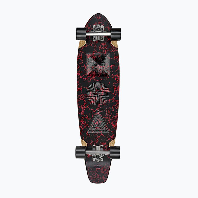 Deskorolka longboard Globe The All-Time red marble stack 3