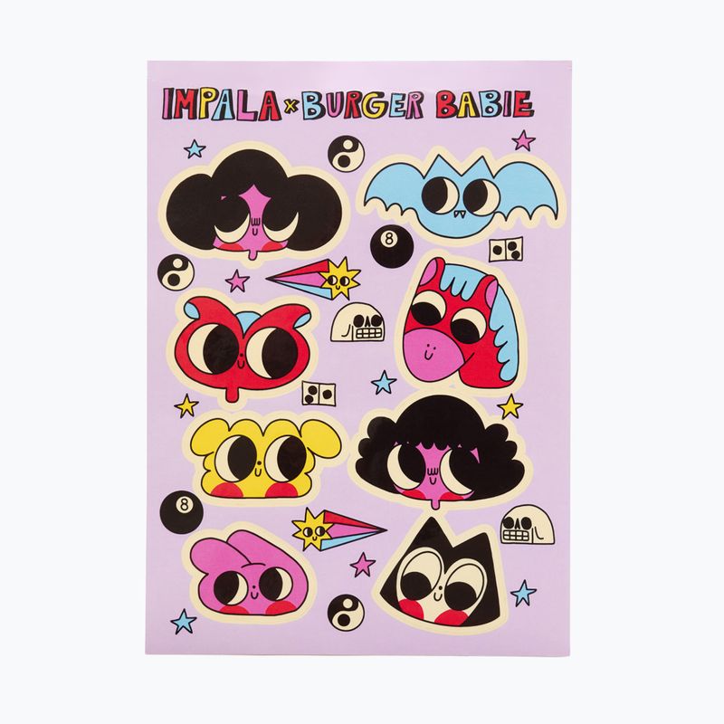 Wrotki damskie IMPALA Quad Skate burger babie 7