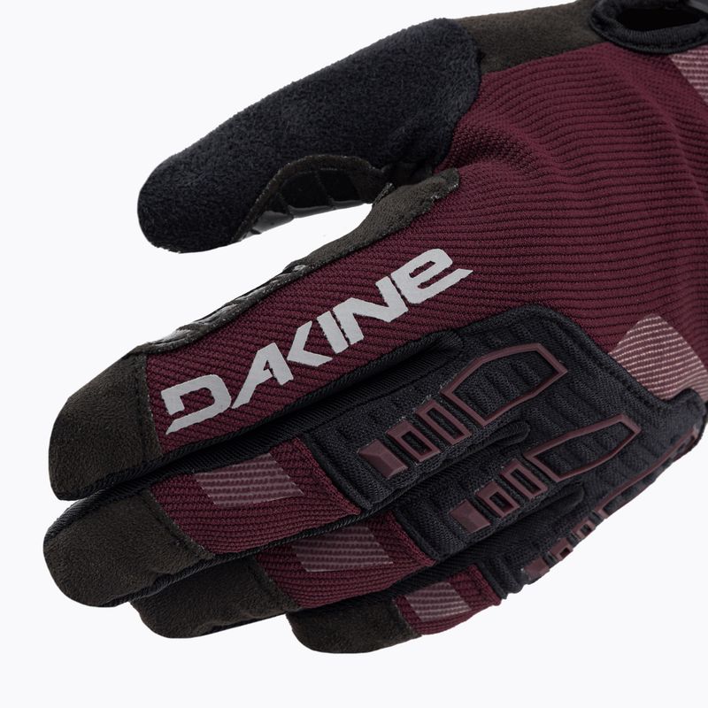 Rękawiczki rowerowe damskie Dakine Cross-X port red 4