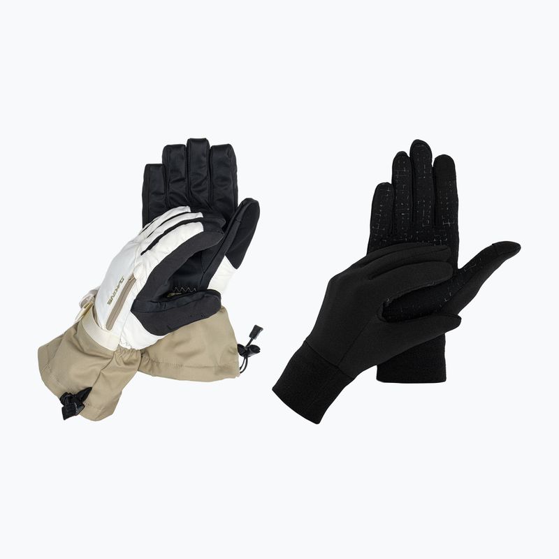 Rękawice snowboardowe damskie Dakine Sequoia Gore-Tex Glove turtledove/stone