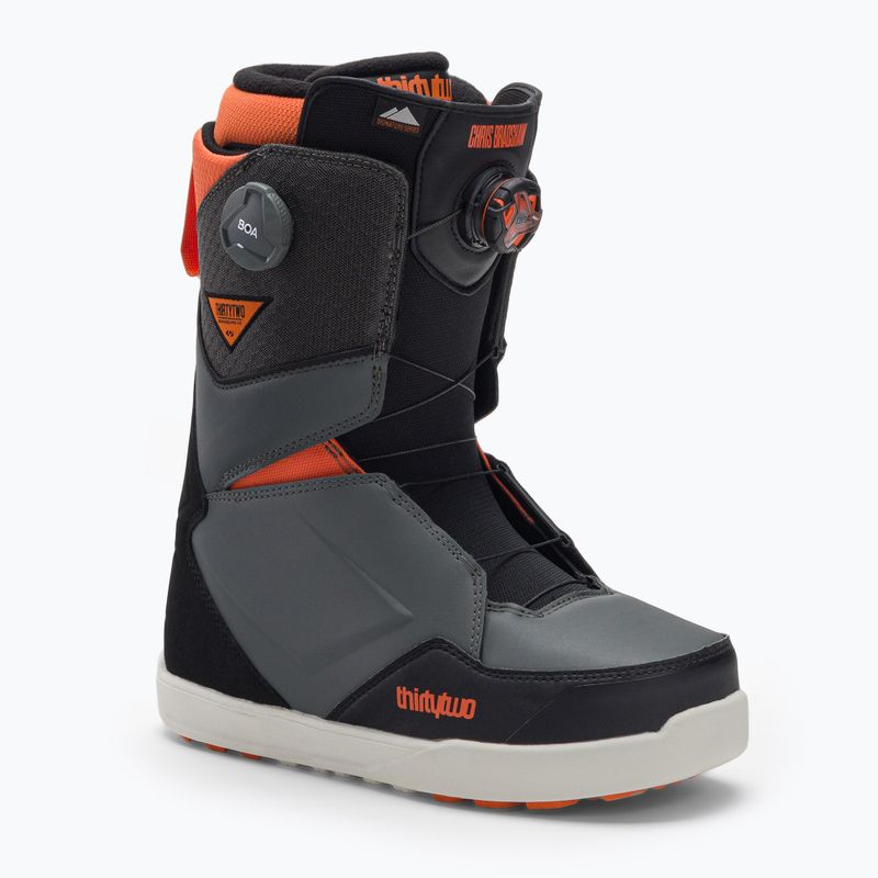 Buty snowboardowe męskie ThirtyTwo Lashed Double Boa Bradshaw grey/black/orange