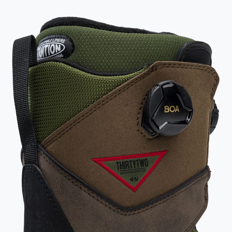 Buty snowboardowe męskie ThirtyTwo Lashed Double Boa Bradshaw '22 brown 8