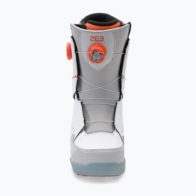 Buty snowboardowe męskie ThirtyTwo Lashed Double Boa Powell '22 grey/white/orange 3