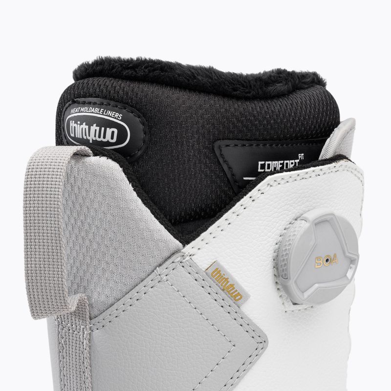 Buty snowboardowe damskie ThirtyTwo Stw Double Boa W'S '22 grey/white 8