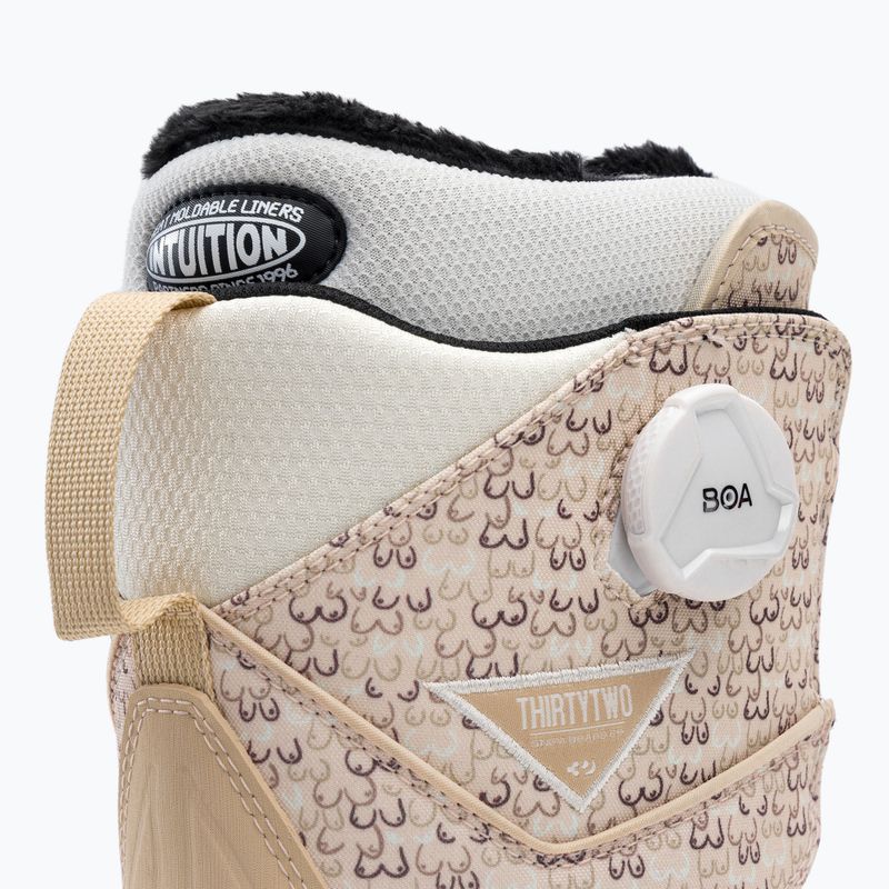 Buty snowboardowe damskie ThirtyTwo Lashed Double Boa W'S B4Bc '22 ivory 8