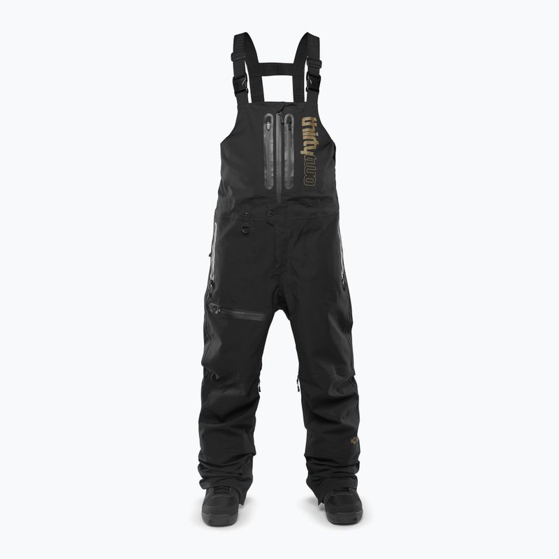 Spodnie snowboardowe męskie ThirtyTwo TM-3 Bib black
