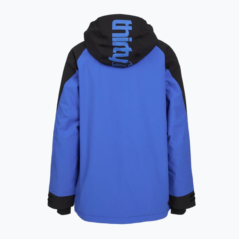 Kurtka snowboardowa męska ThirtyTwo Lashed Insulated black/blue 2