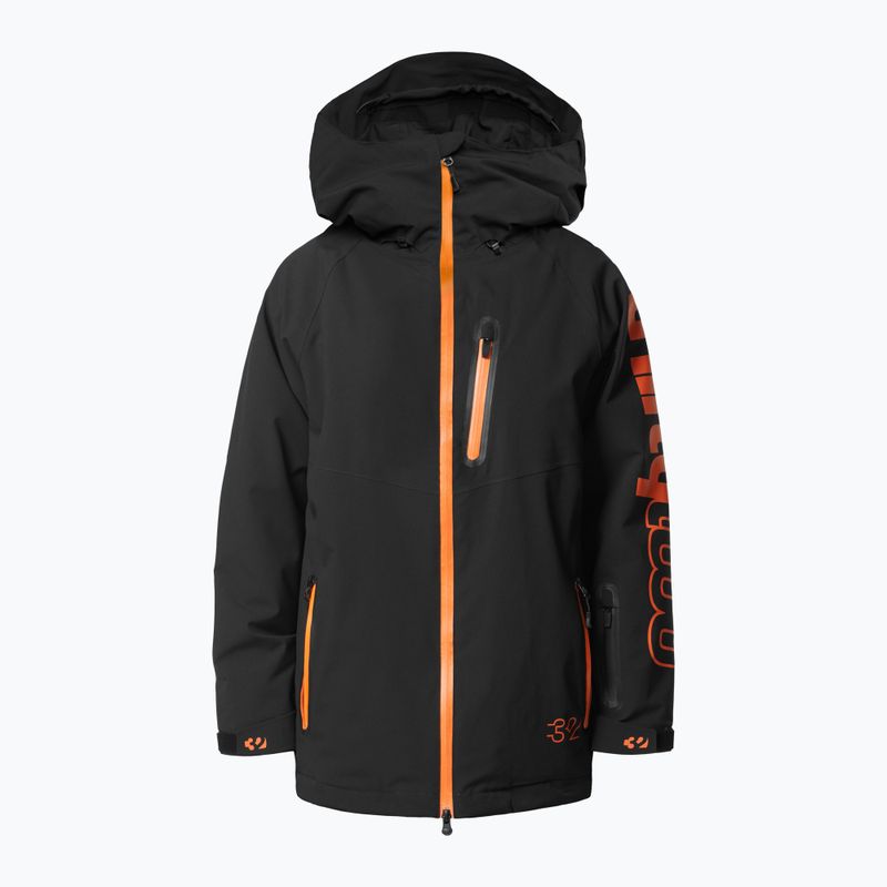 Kurtka snowboardowa dziecięca ThirtyTwo Youth Grasser Insulated black/orange