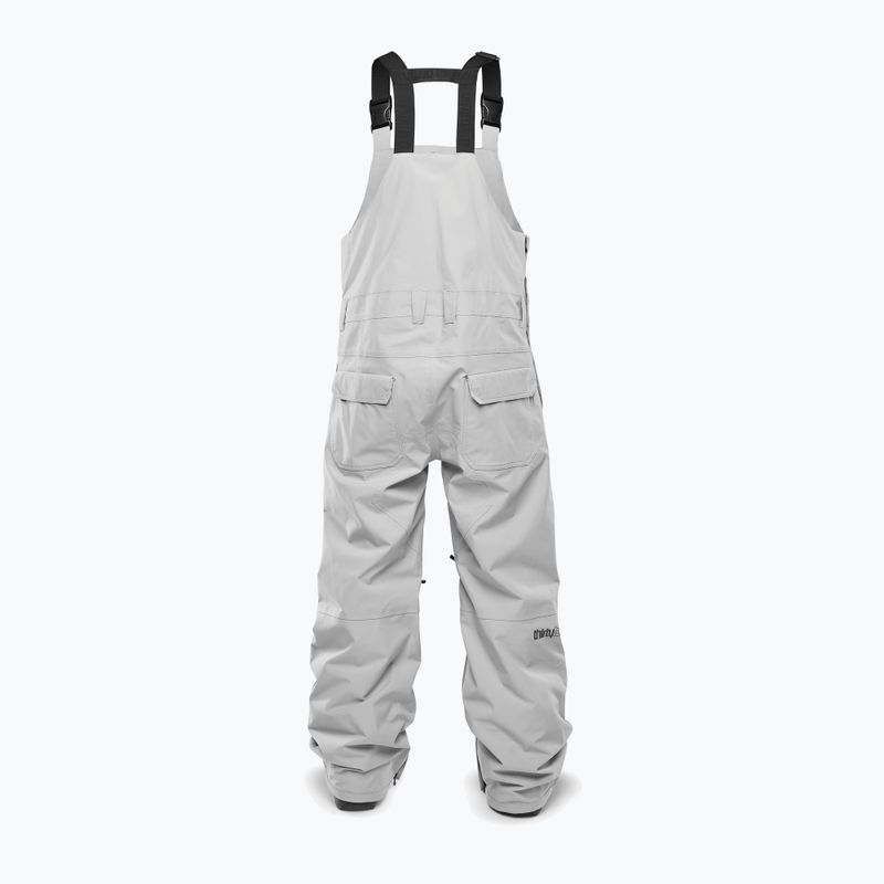Spodnie snowboardowe męskie ThirtyTwo Basement Bib charcoal 2