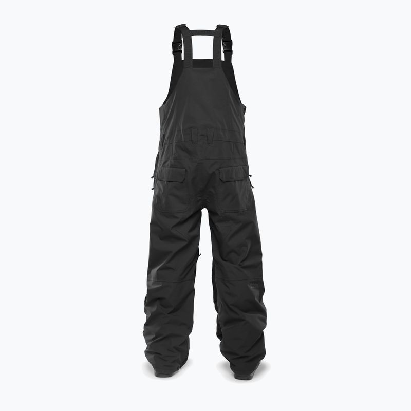 Spodnie snowboardowe męskie ThirtyTwo Basement Bib black 2