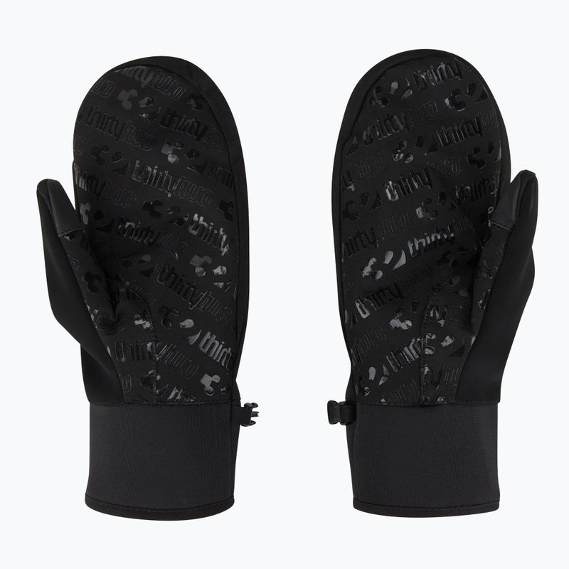Rękawice snowboardowe męskie ThirtyTwo Gateway Mitt black/green 3