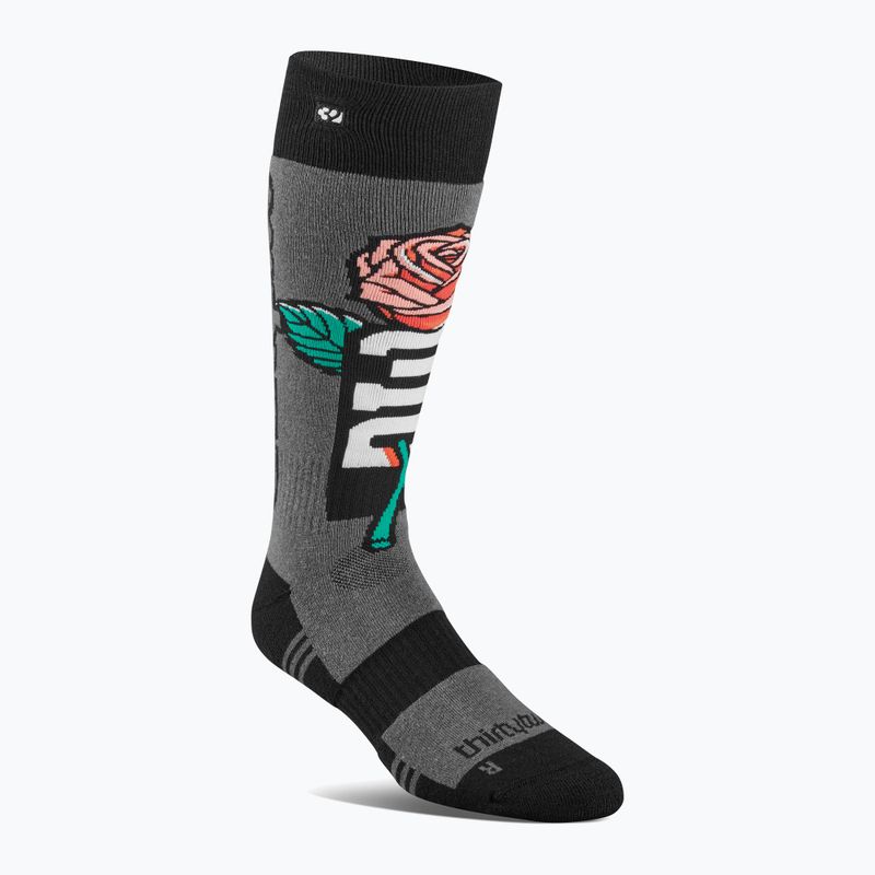 Skarpety snowboardowe męskie ThirtyTwo TM Merino black/charcoal
