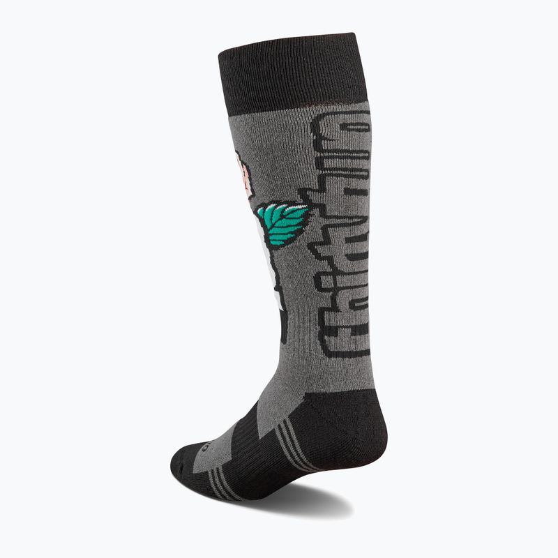 Skarpety snowboardowe męskie ThirtyTwo TM Merino black/charcoal 2