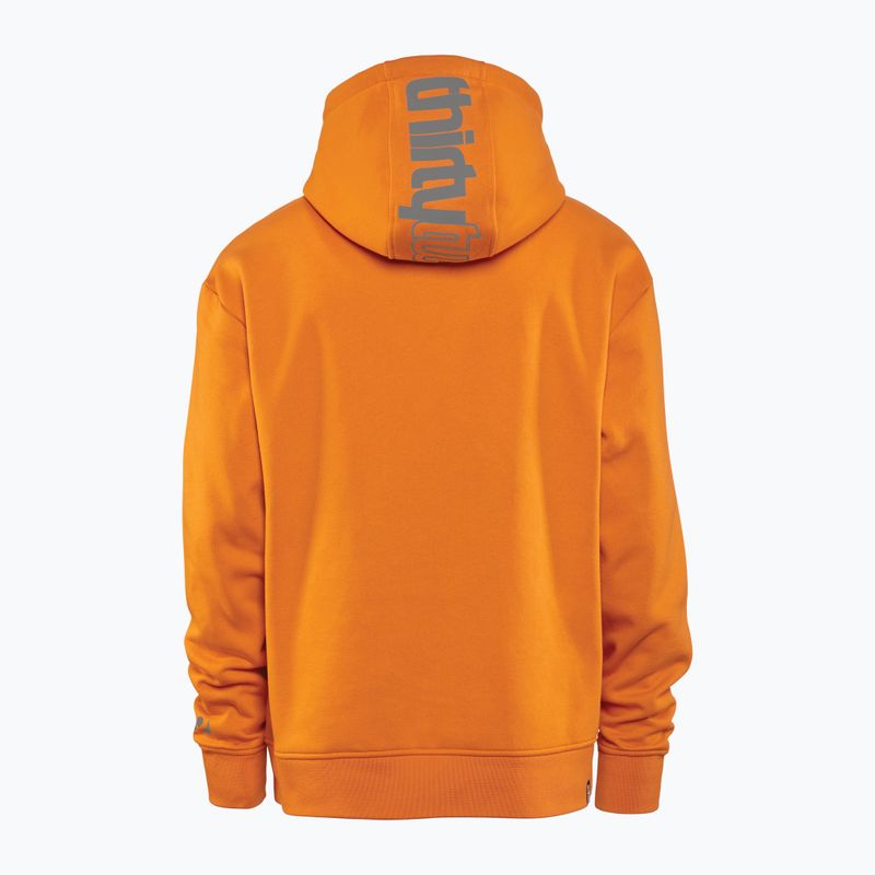 Bluza męska ThirtyTwo Double Tech Hoodie grey/orange 2