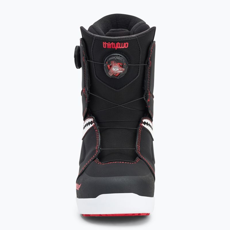 Buty snowboardowe męskie ThirtyTwo Lashed Double Boa Crab Grab '24 black/white/red 3