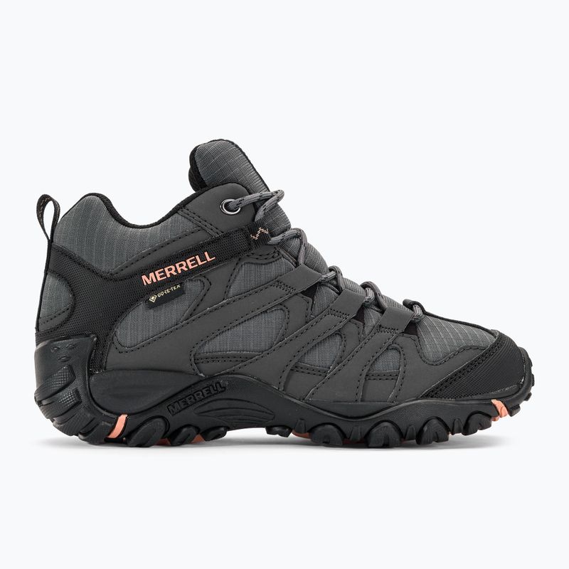 Buty turystyczne damskie Merrell Claypool Sport Mid GTX grey/peach 2