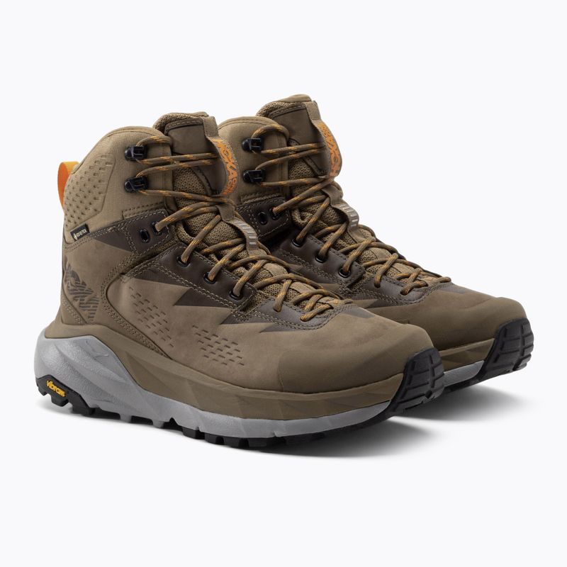Buty trekkingowe męskie HOKA Kaha GTX otter/persimmon 5