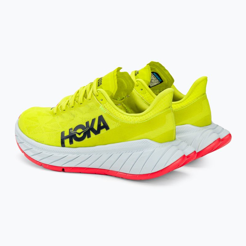 Buty do biegania damskie HOKA Carbon X 2 evening primrose/fiesta 4