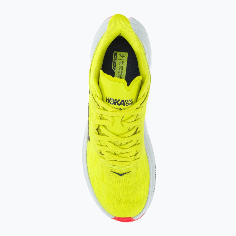 Buty do biegania damskie HOKA Carbon X 2 evening primrose/fiesta 7