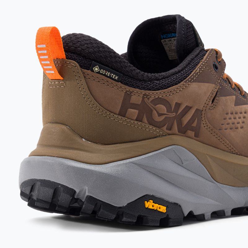 Buty trekkingowe męskie HOKA Kaha Low GTX otter/persimmon 7