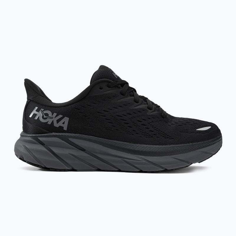 Buty do biegania męskie HOKA Clifton 8 black/black 2