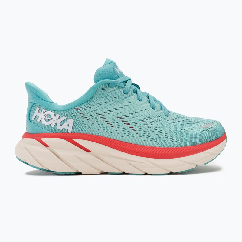 Buty do biegania damskie HOKA Clifton 8 Wide aquarelle/eggshell blue 2