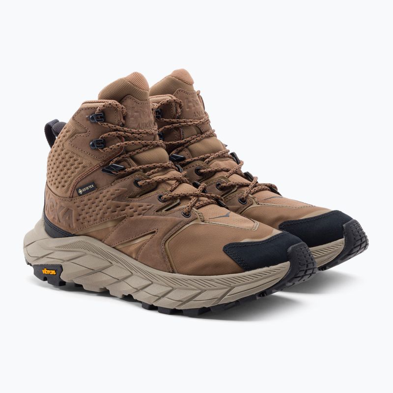 Buty turystyczne męskie HOKA Anacapa Mid GTX otter/black 5