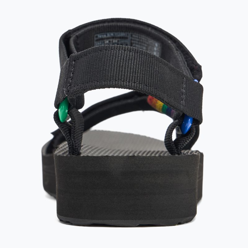 Sandały damskie Teva Midform Universal Pride black rainbow 6