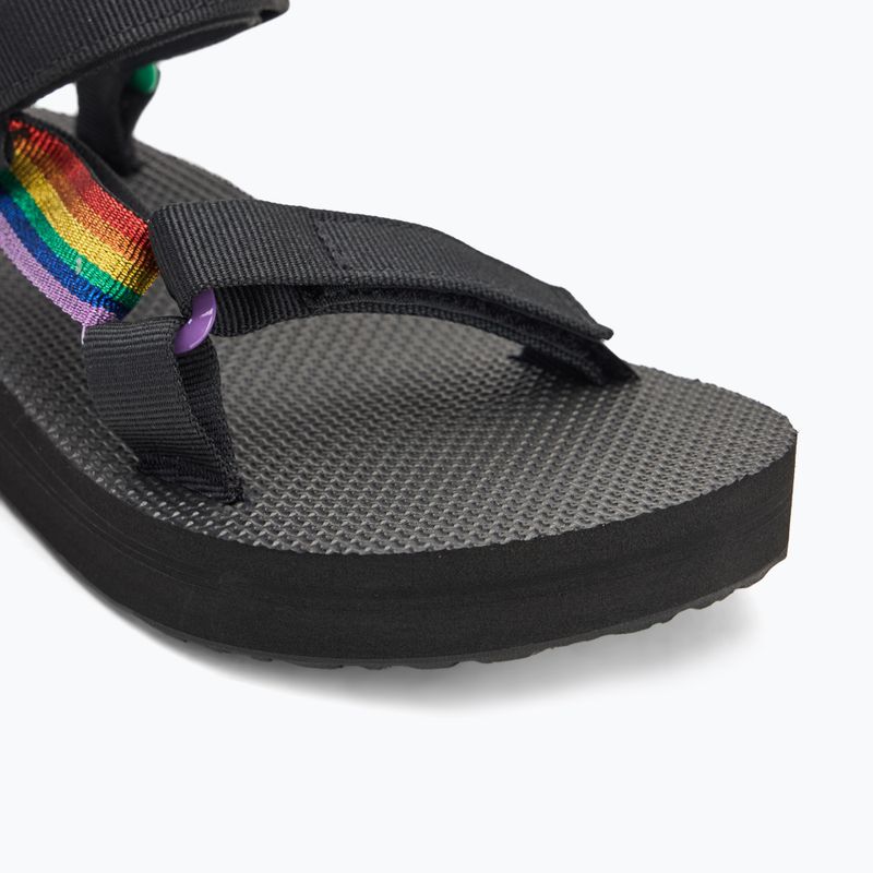 Sandały damskie Teva Midform Universal Pride black rainbow 7