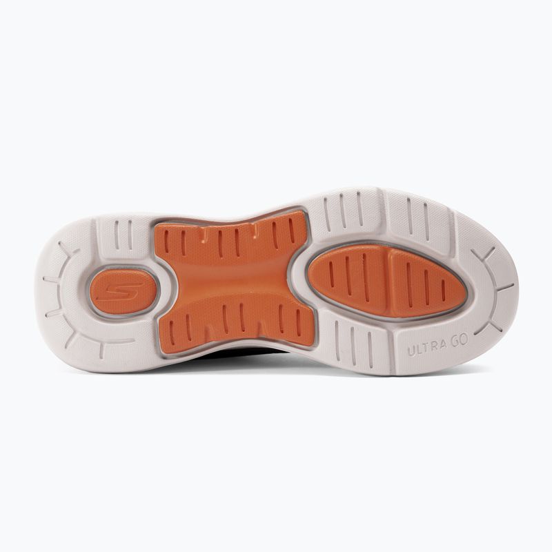 Buty męskie SKECHERS Go Walk Arch Fit Idyllic charcoal/white/orange 5