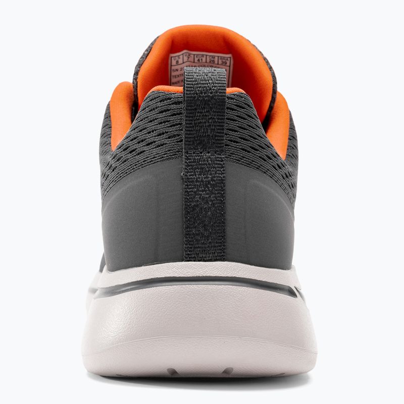 Buty męskie SKECHERS Go Walk Arch Fit Idyllic charcoal/white/orange 7