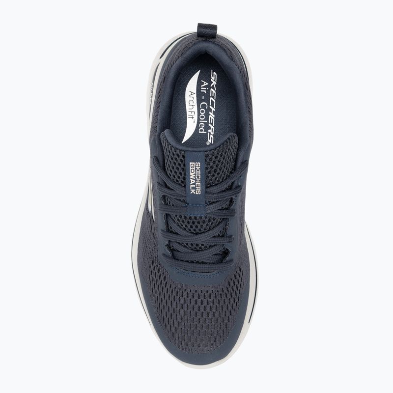 Buty męskie SKECHERS Go Walk Arch Fit Idyllic navy/white/gold 6