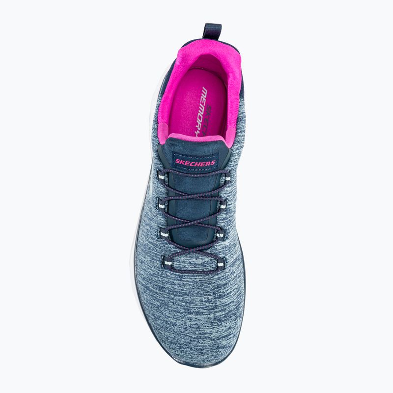 Buty damskie SKECHERS Summits Quick Getaway navy/hot pink 6