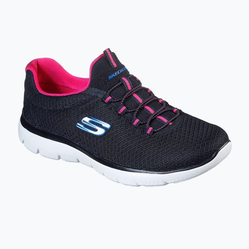 Buty damskie SKECHERS Summits black/hot pink 11