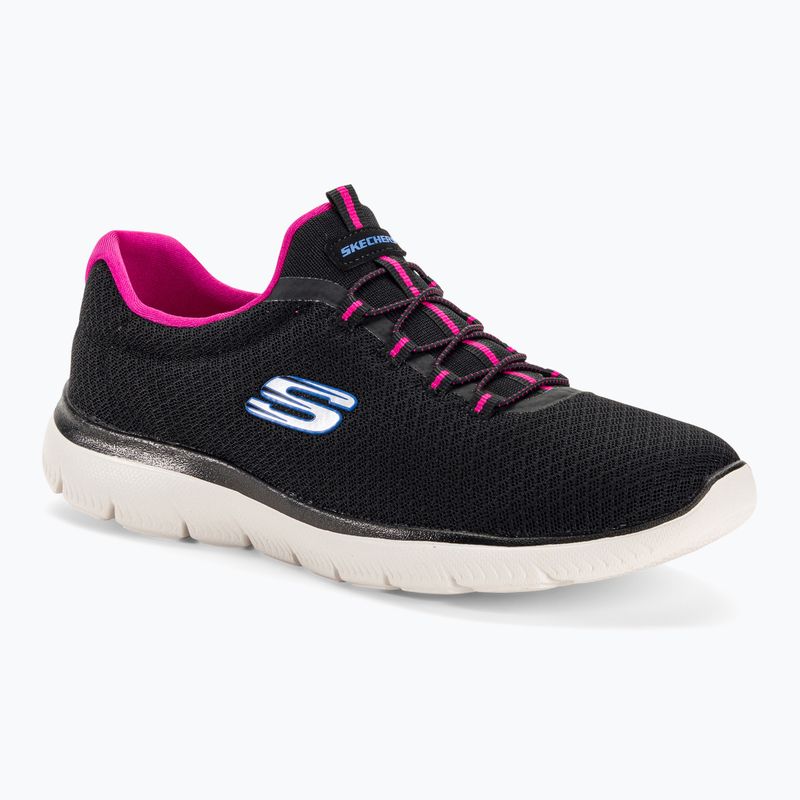 Buty damskie SKECHERS Summits black/hot pink