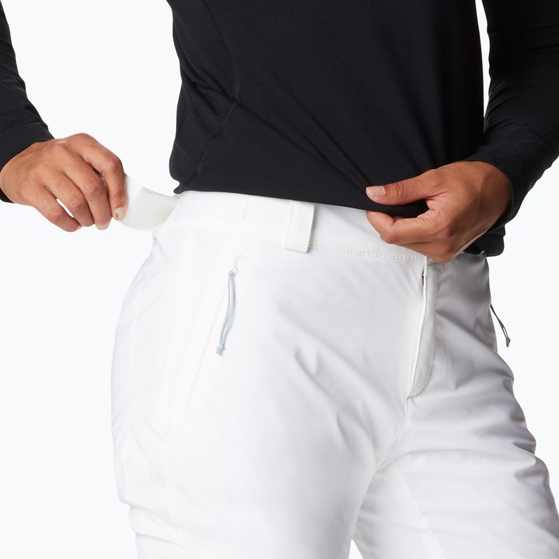 Spodnie narciarskie damskie Columbia Backslope II Insulated white 6