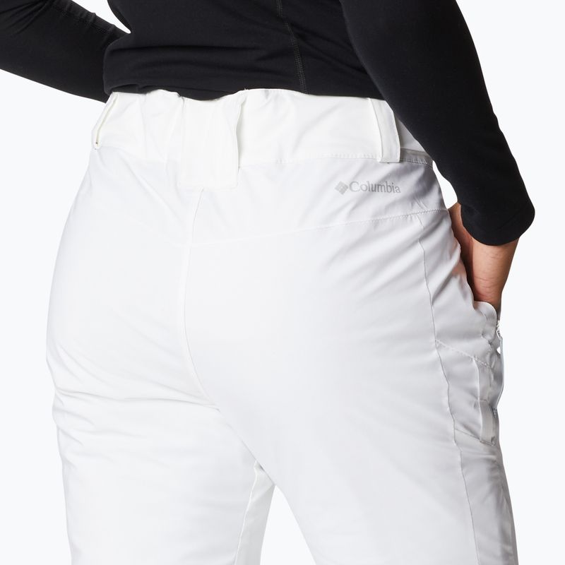 Spodnie narciarskie damskie Columbia Backslope II Insulated white 7