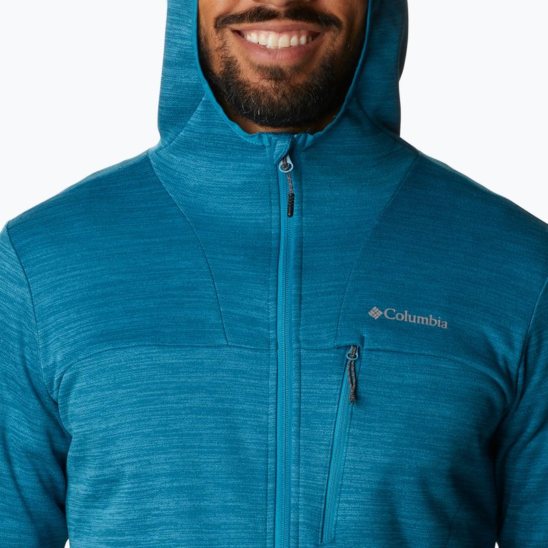 Bluza trekkingowa męska Columbia Maxtrail II deep marine heather 2