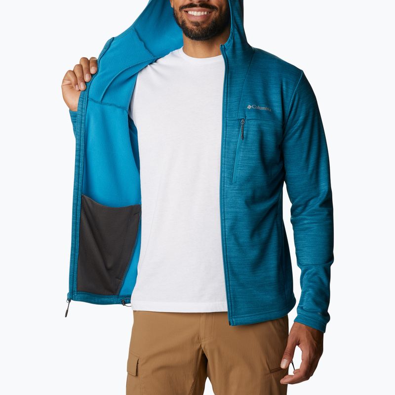 Bluza trekkingowa męska Columbia Maxtrail II deep marine heather 3