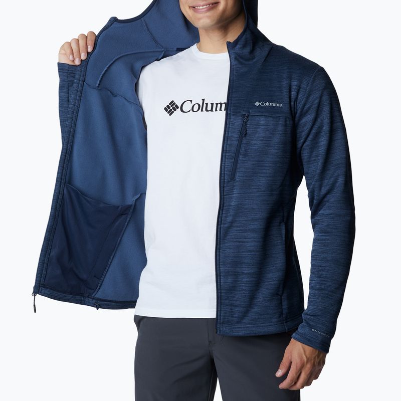 Bluza trekkingowa męska Columbia Maxtrail II collegiate navy heather 6